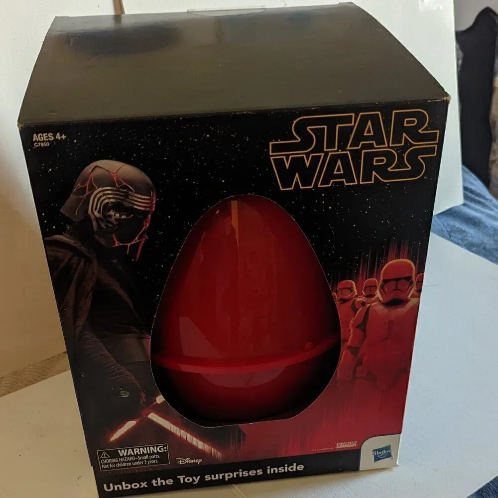 Huge Egg Surprise 6 Action Figures Comics Star Wars Last Jedi Hasbro Disney NWT